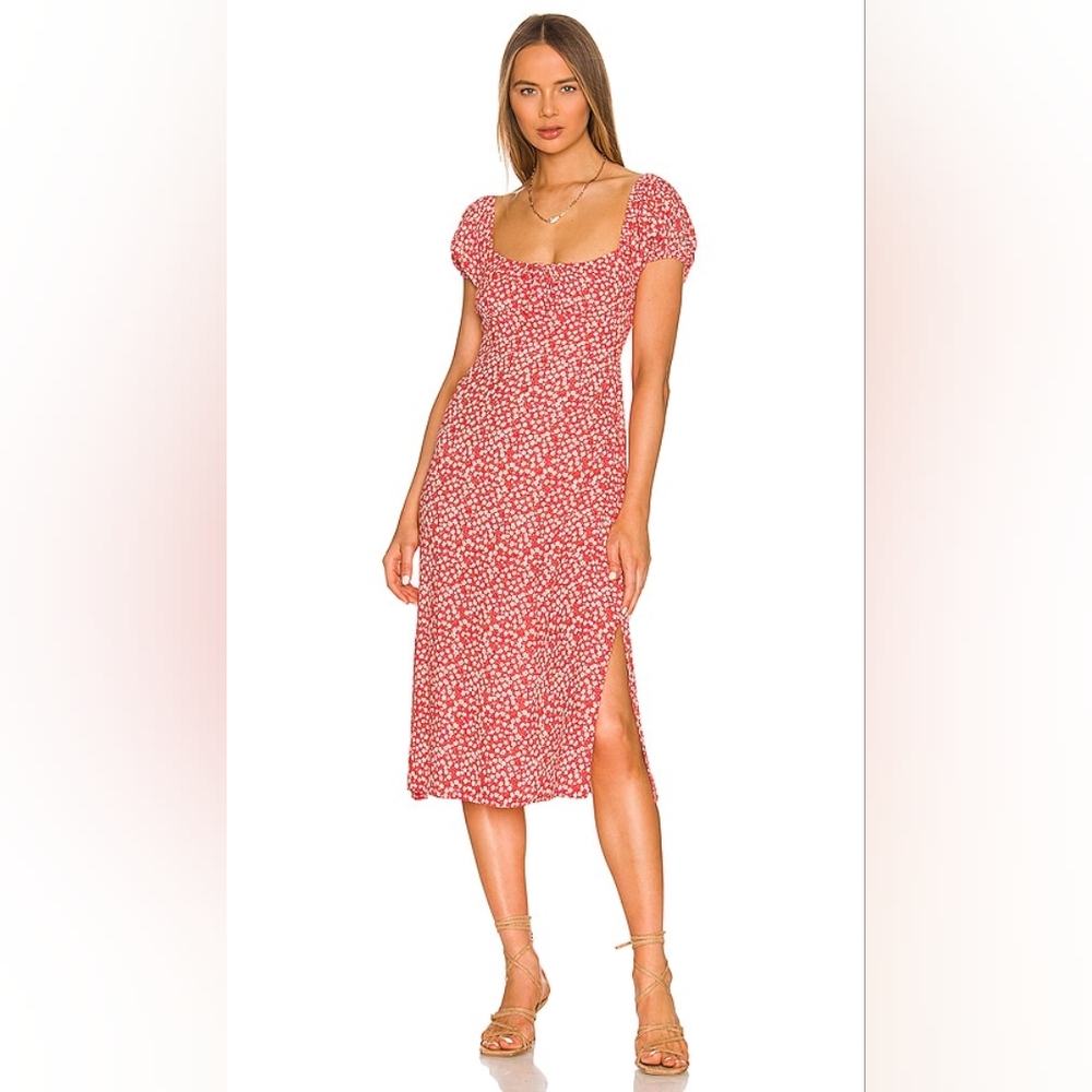 Faithfull the Brand Sandrina Midi Dress, Size S